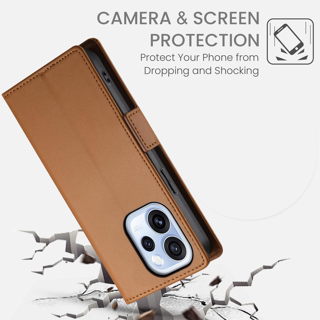 For Oppo Reno15 F 5G Stand Case PU Leather Wallet Phone Cover