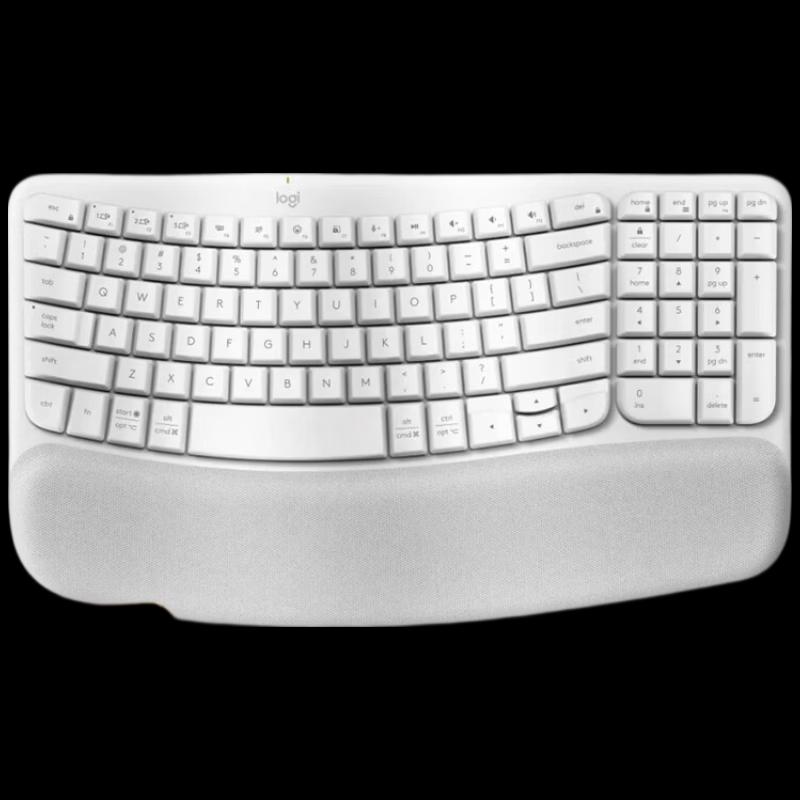 Беспроводная эргономичная клавиатура Logitech Wave Keys