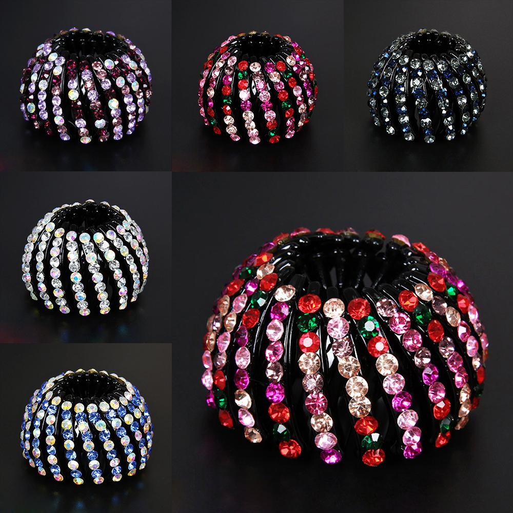 Заколка с кристаллами для волос