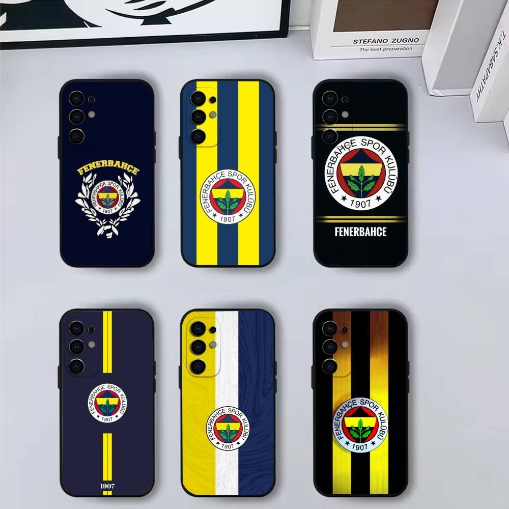 Крутой чехол для телефона с узором Фенербахче (Турция) для Samsung S25, S24, S21, S22, S23, S30, Ultra, S20, Plus, Fe, Lite, Note, 10, 9, 5G Черная крышка
