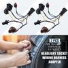 Uxcell 2pcs Headlight Headlamp Socket Wiring Harness Adapter for Chevy Tahoe 2007-2014 Suburban 2500 Avalanche 2007-2013