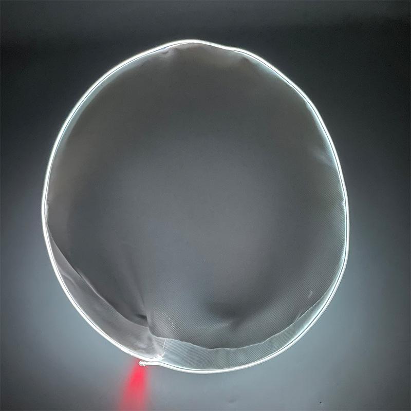 Темно-синяя матросская светодиодная светящаяся вышитая капитанская шляпа для фестивалей и выступлений