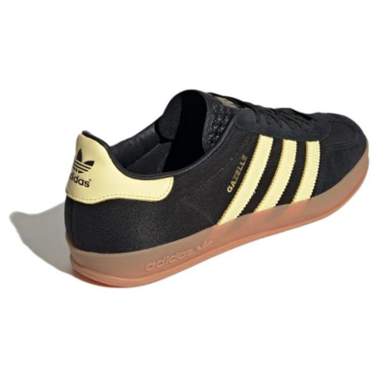 adidas Кроссовки унисекс Gazelle Indoor Black Почти Yellow Gum Core-Black IG4999