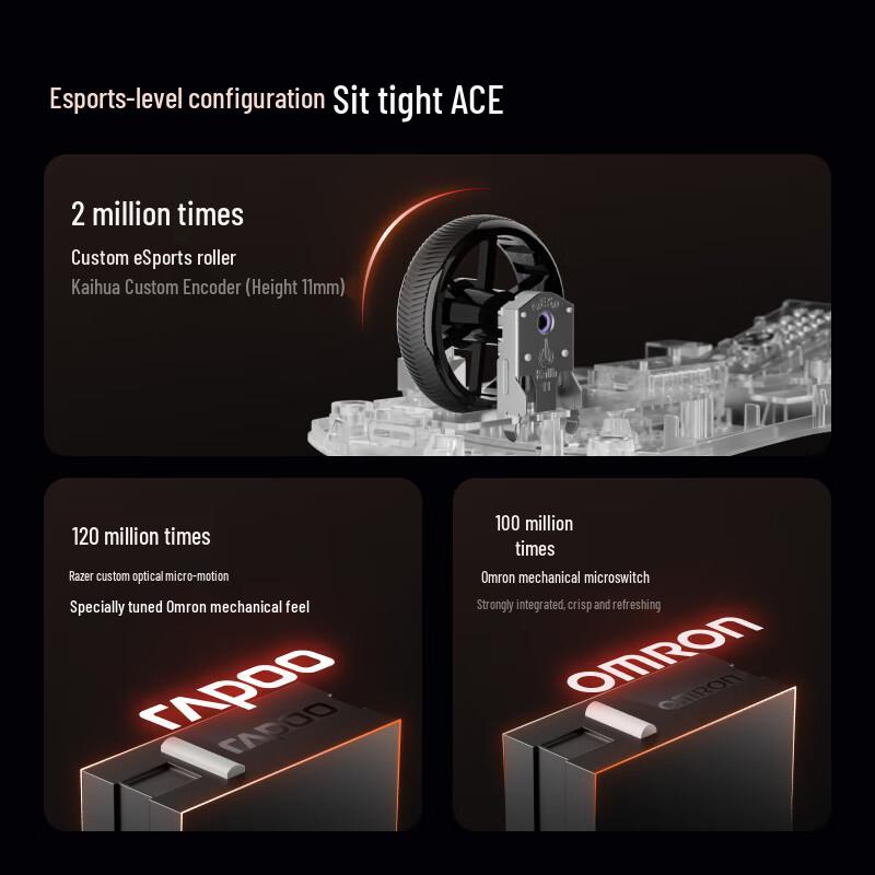 Rapoo VT1MAX 2nd Gen Dual 8K Lightweight Wireless Gaming Mouse