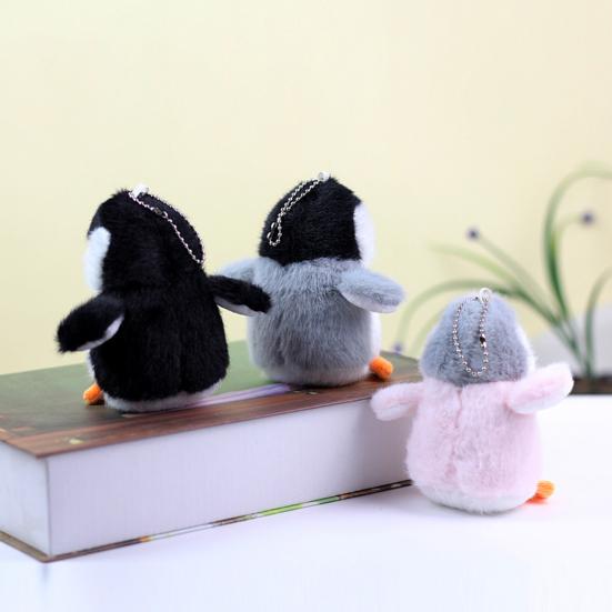 Плюшевый брелок тонкой работы, коллекционный легкий чучело пингвина, плюшевый брелок, подвеска для сумки, подвески