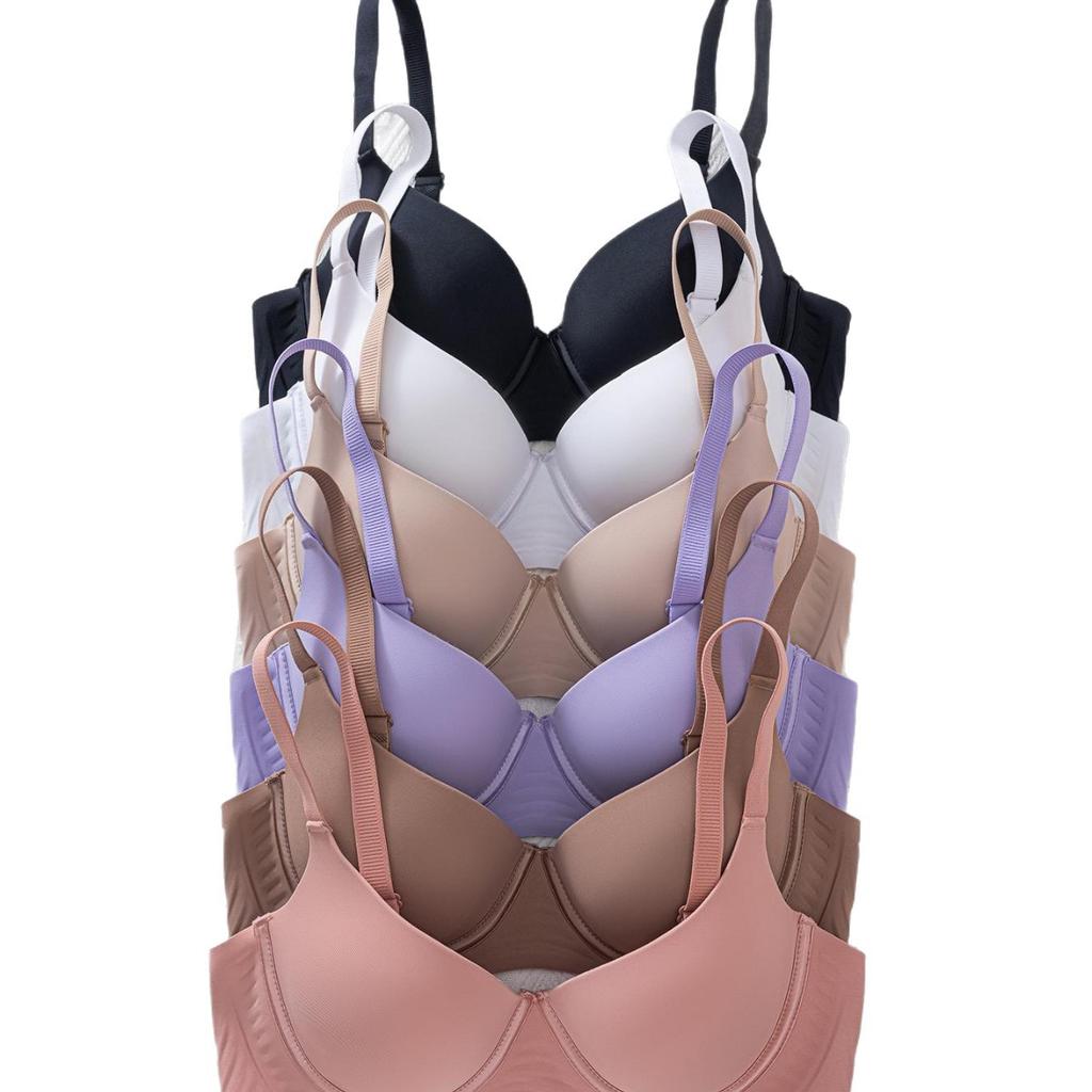 South East Asia Sexy smooth-faced seamless thin cup underwear Summer small breasts gather and close sub-breasts Anti-sagging bra