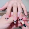 1 Sheets French Manicure Strip Nail Art Form Fringe Tip Line Guides Sticker