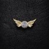 Angel Wings Men'S Brooch Light Luxury High-End Brooch Simple Suit Decoration Collar Pin Creative Pin Badge Accessories