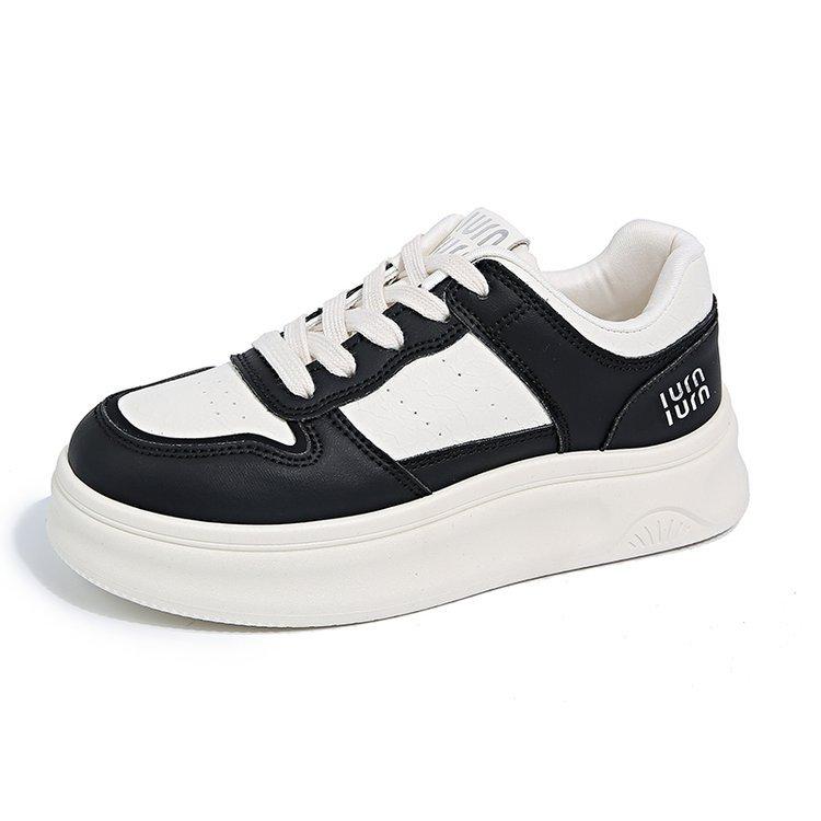 2025 Little White Shoes Children's Autumn New Korean Version Ins Female Students Platform Casual Sports Board Shoes Street Shoes