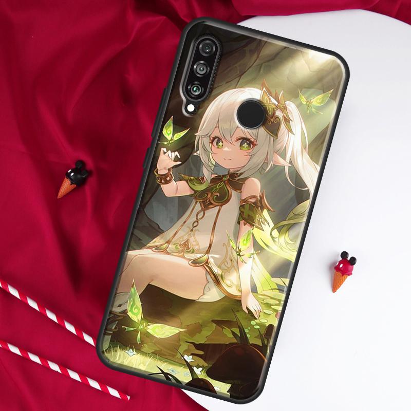 Кейс для Huawei Nova 10 SE 9 5T 12s 12i 11i Y91 Y90 Y60 Y70 Y72 Y61 P20 P30 P40 Lite P60 Pro с Нахидой из Genshin Impact