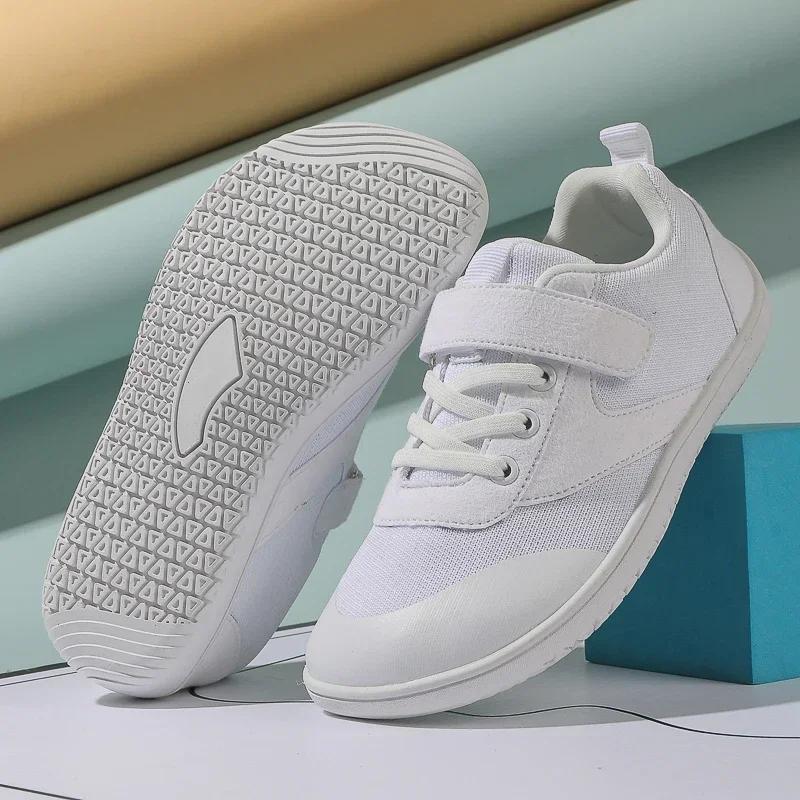 Обувь для малышей/маленьких и больших детей для босиком, широкие минималистичные кроссовки для мальчиков и девочек, легкие детские с нулевым перепадом, естественно плоские