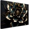 Canvas Print, 3D Lotus Flower Abstract AI