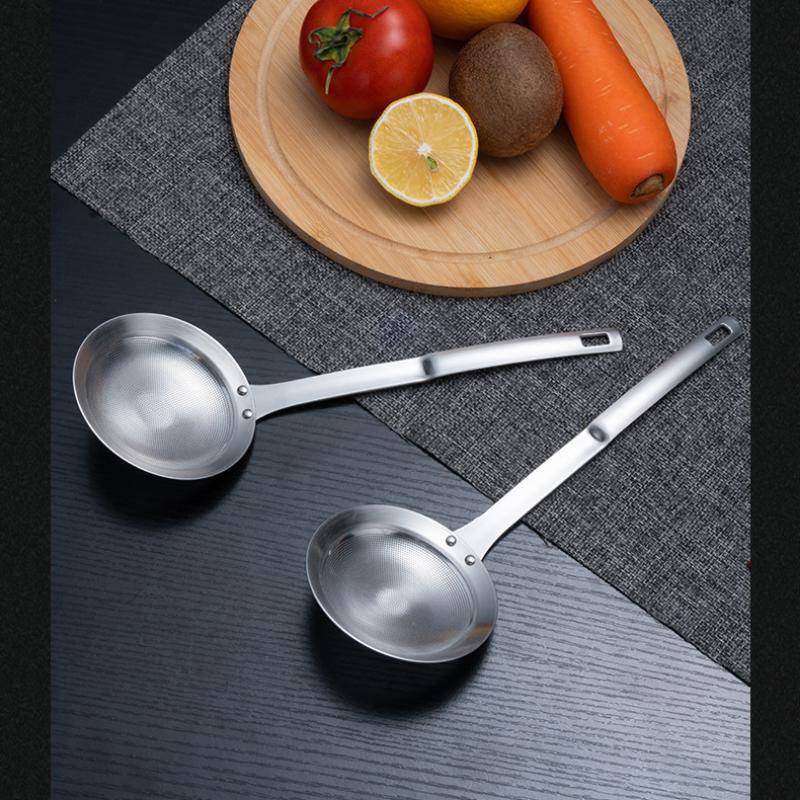 HANYANG 304 ложка для фильтрации масла из нержавеющей стали, товары для дома, изоляционная ложка для соевого молока, сока, сетка для масла, поролоновый фильтр, сетка, утечка