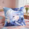 Furina Genshin Impact Cushion Cover Square Short Plush Pillow Case Living Room Sofa Home Decor Funda X