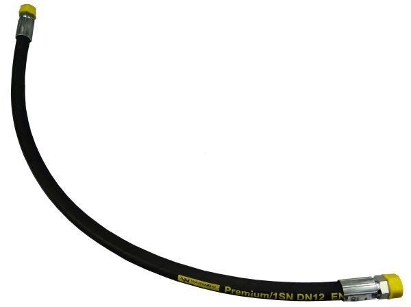 Hydraulic hose thread M22x1.5 straight -800mm DN12-1SN (BB-13-800; P21P21) 16MPa Waryński
