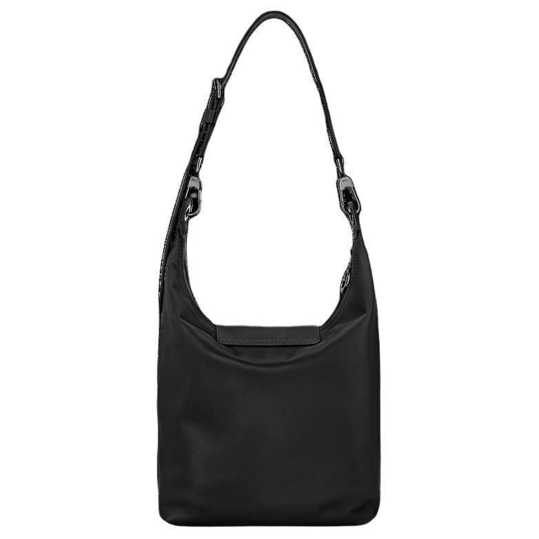 Longchamp Le Pliage Xtra Adjustable Detachable Handle Leather Tote Shoulder Bag Medium Women Bags Black 10286987001