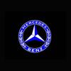 C200 E200 New 2025 For Mercedes Benz 2PCS/Set Car Door Light Laser Logo Decor Project Ghost Lamp Mercedes Benz A B C M ML GLA GL