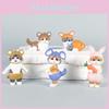Mofusand Cute Cat Animal Costume Model Ornament Set For Kids And Collectors