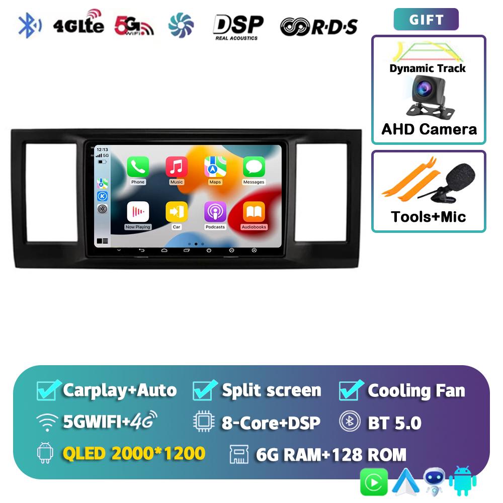 Android 14 Carplay Автомагнитола для VW Volkswagen Caravelle 6 T6 2015-2020 Мультимедийный Видеоплеер Навигация GPS Стерео Аудио