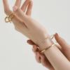 MOI Studio #LINK SQUAR BANGLE_02W