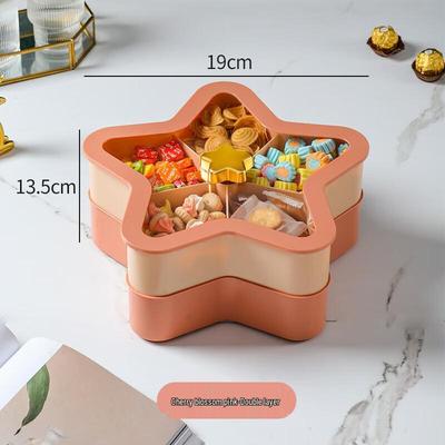 Коробка для хранения закусок и конфет с лепестками