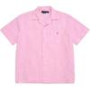 Polo SS26 Рубашка с коротким рукавом на одной пуговице с вышивкой логотипа Small Pony Классическая версия Мужские рубашки 710966421-006
