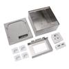 Recessed Floor Box Outlet Stainless Steel Floor Hidden Socket Kit Embedded IP44 Waterproof