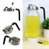 Mason Jar Pour Spout Lid with Handle Wide Mouth Flip Cap for Mason Jars Leak Proof Seal Cover for Drinking Food Storage