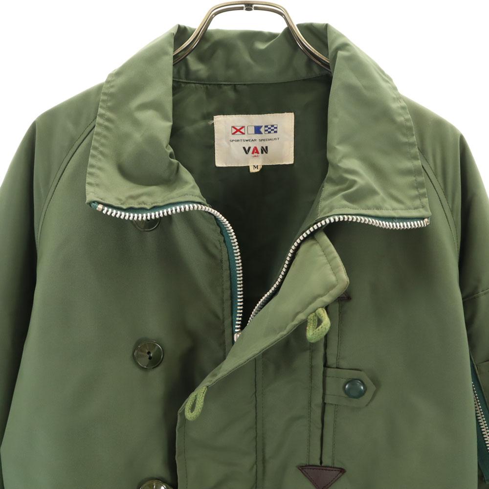 VAN 90-е 80-е Старая куртка-пилот M хаки Мужская Б/У