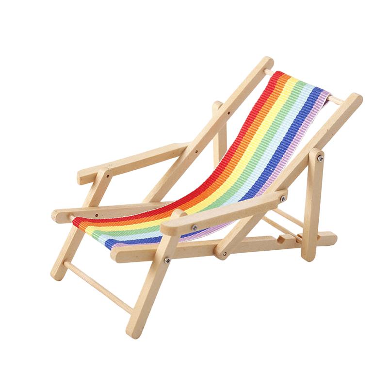 1:12 кукольных мини-складных пляжных стульев, модель шезлонга, кукольная мебель, украшения, микросцены, строительные реквизиты