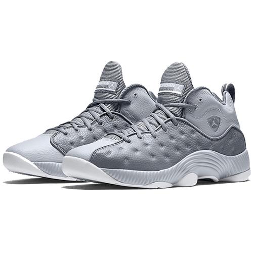 Jordan Jumpman Team II Нескользящие Легкие Средние Баскетбольные Кроссовки Мужские Серые 819175-003-