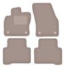 Бежевые велюровые коврики для: Минивэн Volkswagen Touran II (2016-)