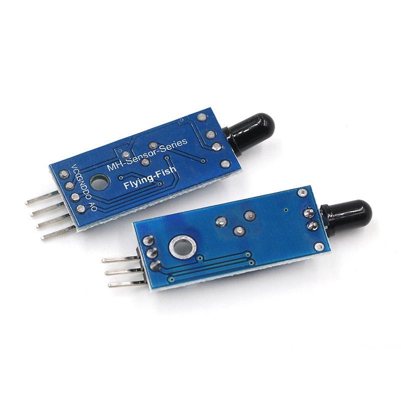 IR Flame Detection Sensor Module 3 4 Wire Smartsense Cost Effective for DIY & Industrial Fire Detection Projects