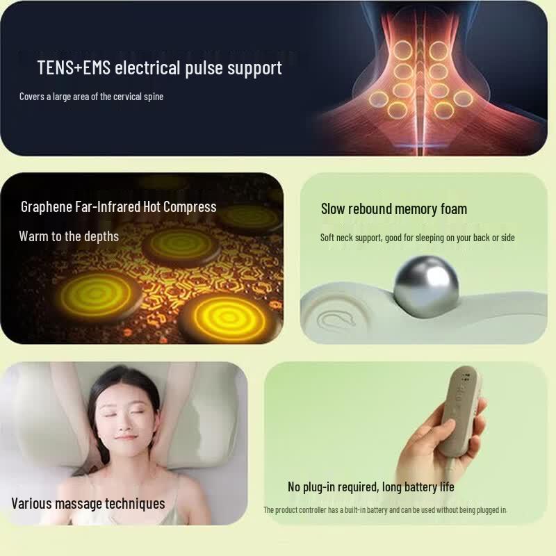 SKG P5 Series 1st Gen Pulse Neck Massager Pillow CN plug (adapter included)