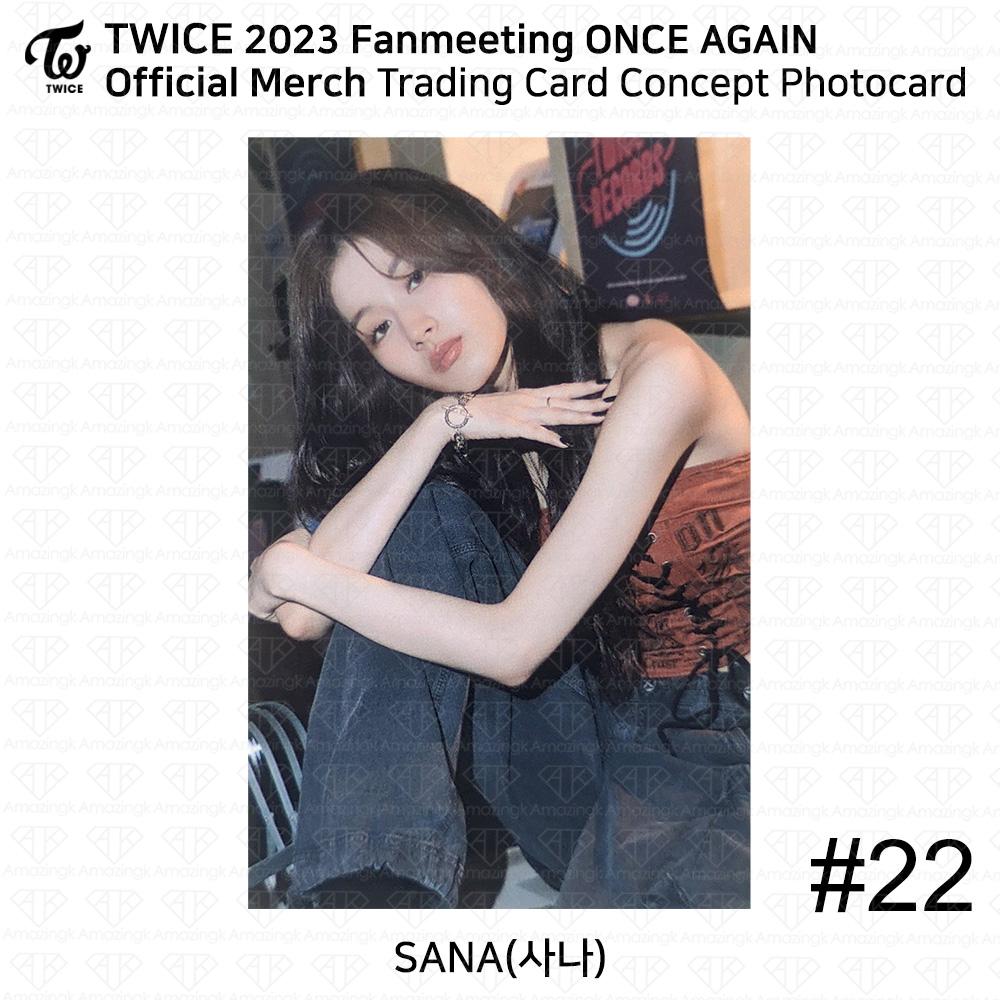 Twice Фан-встреча «ONCE AGAIN» в честь 8-й годовщины. Всплывающая карточка с коллекционной карточкой MD.
