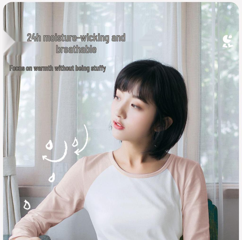 Teen Slim Fit Cotton Thermal Set - Spring/Fall Lightweight Lycra Elastic Long Johns