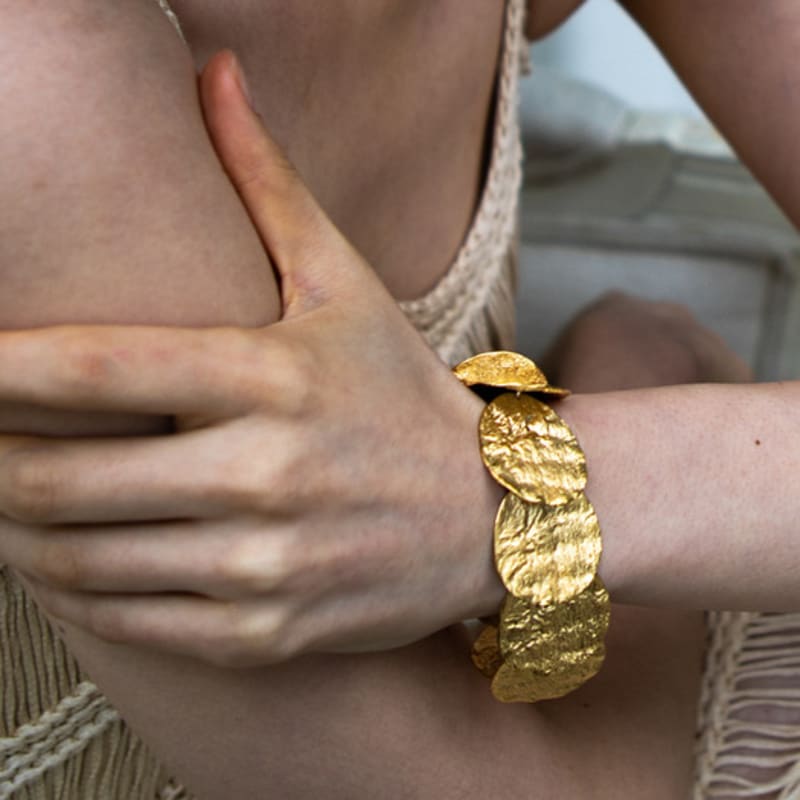 Ahndronico glam mesh bracelet