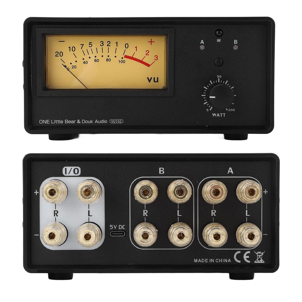 200 Вт 2 в 1 выход 1 в 2 выход усилитель селектор динамиков пульт дистанционного управления измеритель уровня VU аудио сплиттер