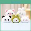Rabbit Cat Panda Key Chain Cartoon Girl Backpack Decorative Pendant Plush Doll
