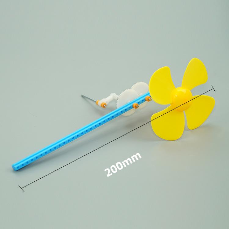 DIY Самодельный ручной маленький вентилятор Детский сад Дети Студенты Физика Наука Наука Мелкое производство Научный эксперимент Игрушки