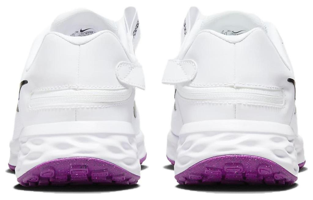 Nike Revolution 6 FlyEase Next Nature 'Белый Черный Фиолетовый' Женские DC8998-101