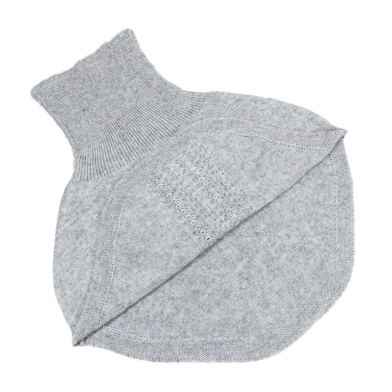 Women's High Neck Shoulder Warmer - Pullover Shawl Collar Scarf for Cervical & Shoulder Protection In Cold Weather