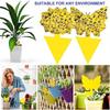 50 PCS/set,Insect Trap, Fly Trap, Indoor Midge Catcher, Glue-on Trap Sticker Double Sided Waterproof Yellow, Plant Protective Fruit and Fruit