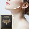 10pcs Gold Neck Mask Hydrating Whitening Collagen Neck Patch Anti-Wrinkle Anti-Aging Neck Lift Firming Care Cream
