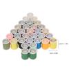 60pcs/set Mixed Colors Sewing Thread Set Metal Bobbins + Thread Spools for Brother Janome Kenmore Singer Household Electric Sewing Machines