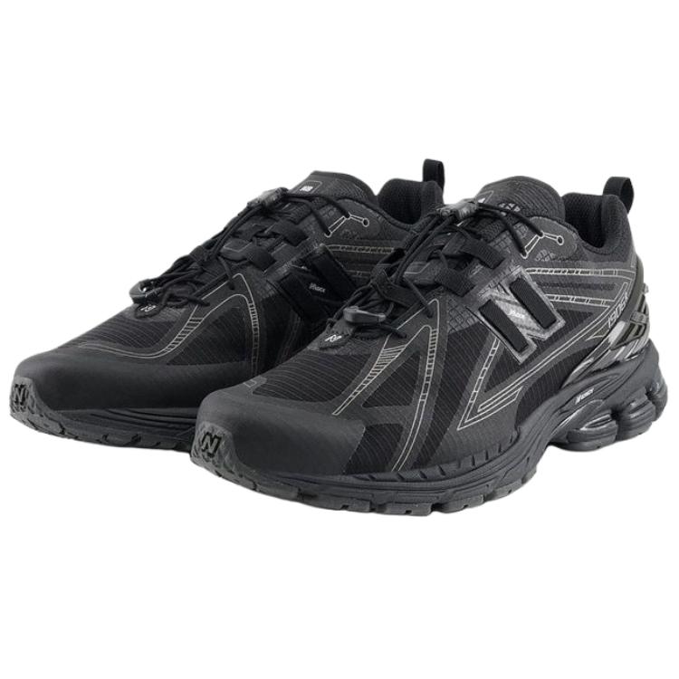New Balance Унисекс 1906R Черный/Темно-серебристый металлик/Черный цемент Повседневные кроссовки U1906RNB