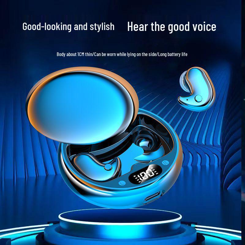 Ultra-Thin 2025 Bluetooth Earphones: Comfortable, Painless, On-Ear Headphones with Long Battery Life