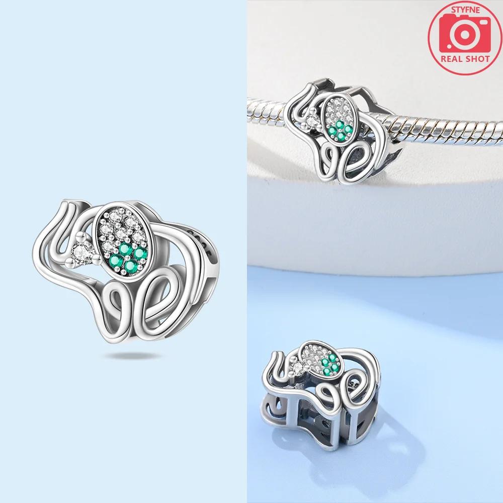 Copper Red Snake Zircon Squirrel Animal Elephant Bead Fit Bracelet Original Jewelry Diy Accessory Women Delicate Gift