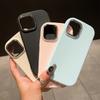Solid Color Silver Edge Lens Fatty Casing Soft TPU Liquid Silicone Cover Shockproof Phone Case for Xiaomi Redmi Samsung