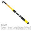 Telescopic Fishing Rods 1.8-4.5M High Carbon Steel Spinning Fishing Rods (For Travelling) Outdoor Bass Fishing Rods